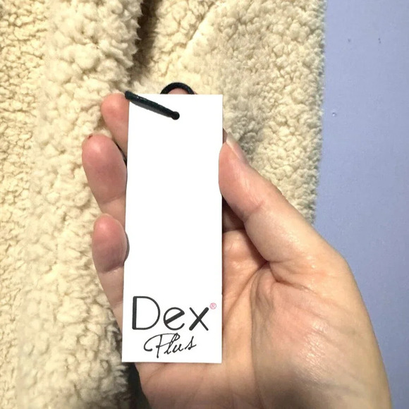 Dex plus Womens NWT 2X Long Sleeve Drawstring Hoodies Sherpa Pullover Sweaters - Picture 3 of 5